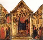 Madonna and Child Enthroned with SS.Bernard and John the Baptist and Four Angels